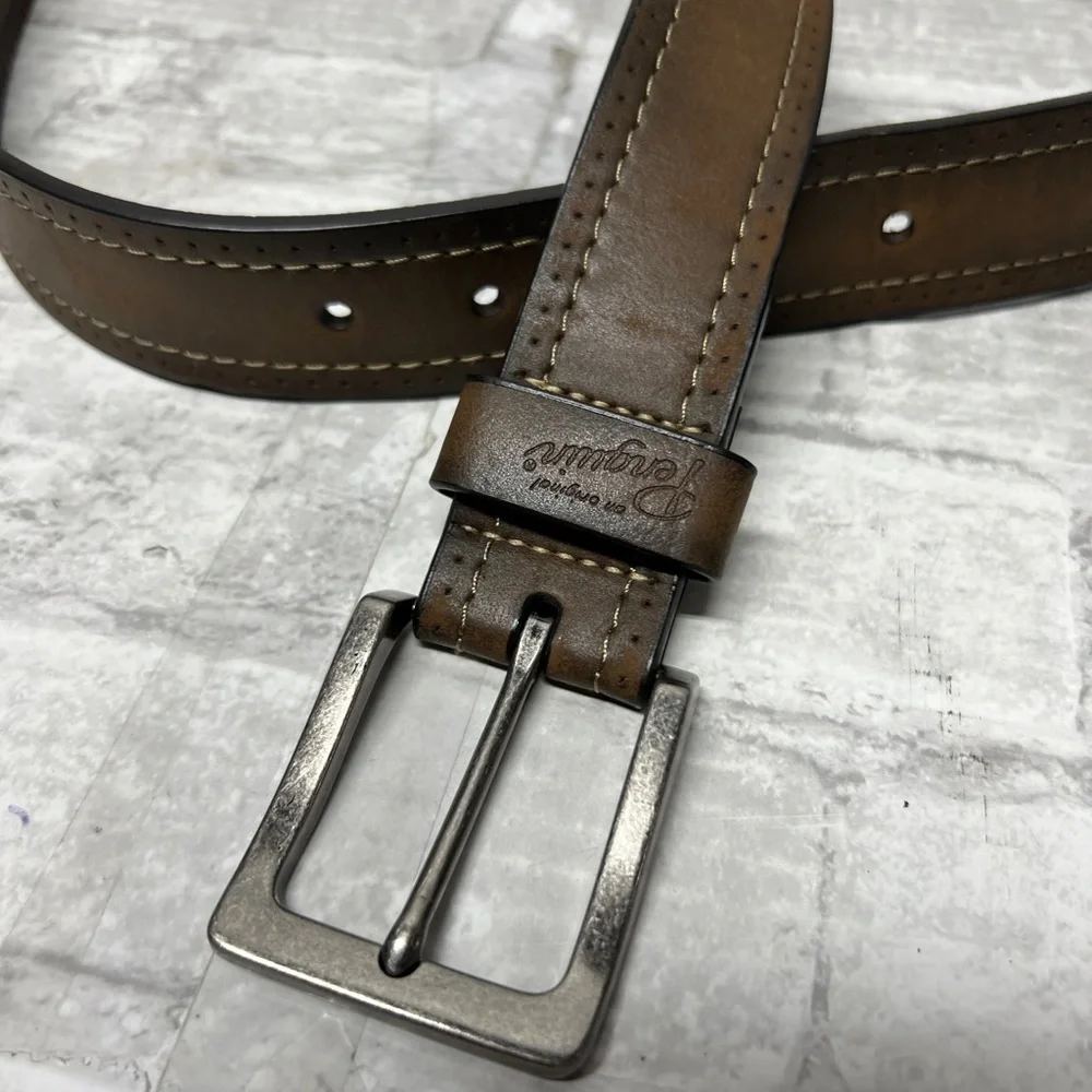 Original Penguin brown casual belt sz 40/100 large